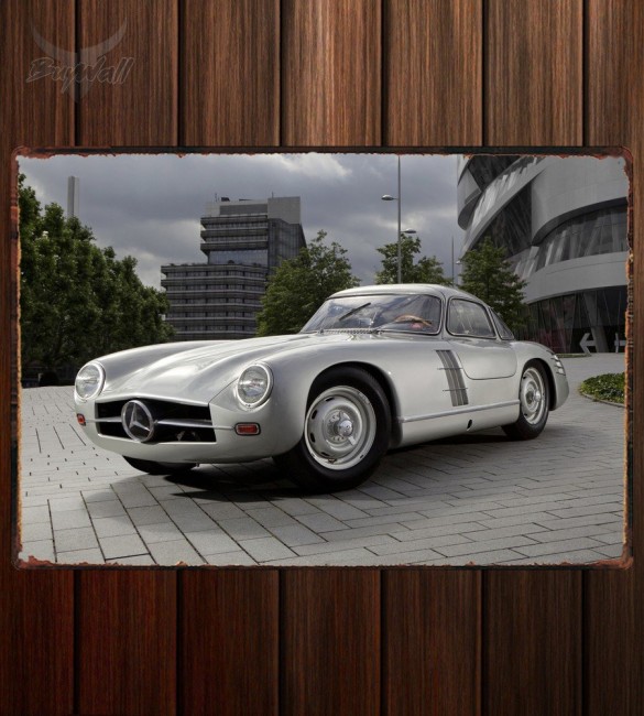 Металлическая табличка Mercedes-Benz 300SL Transaxle Prototype (W194)